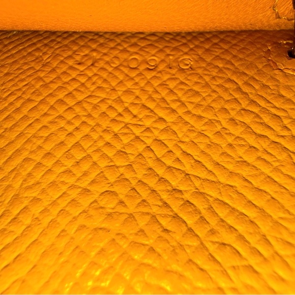 Hermes Kelly Wallet to go in Jaune Ambre - Picture 10 of 11
